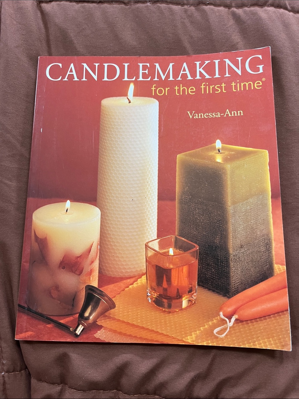 Candlemaking for the First Time - Red Cover
